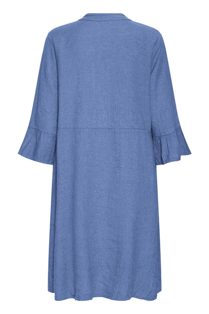 SBFONTANELLE PLACKET DRESS True Navy