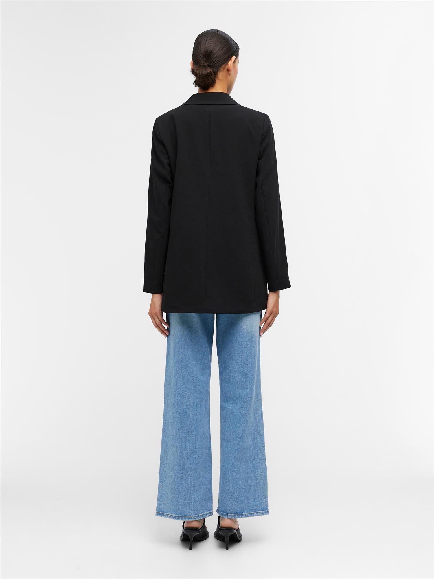 OBJSIGRID L/S BLAZER Svart