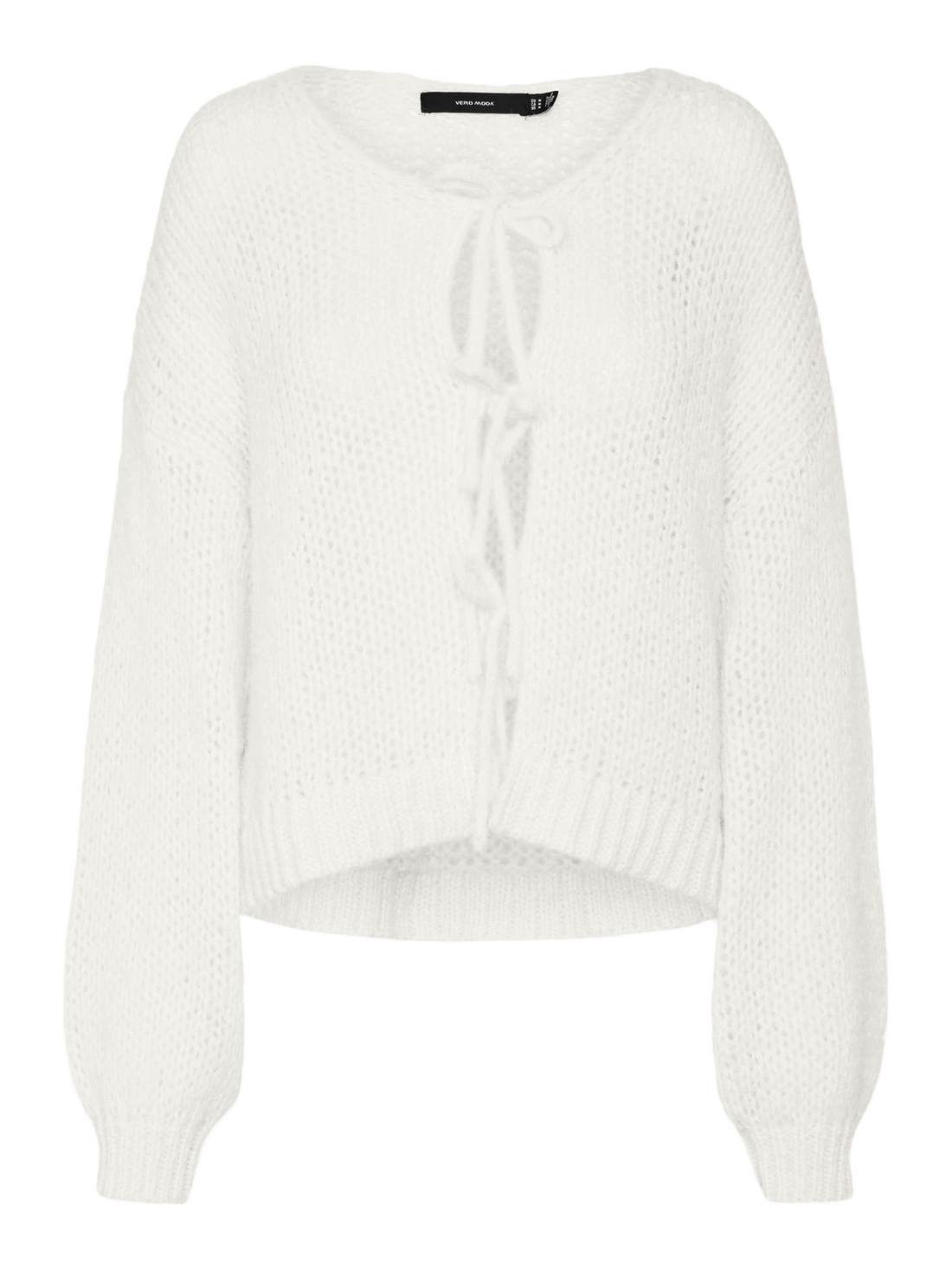 VMALOA LS BOW CARDIGAN GA EXP Klar Hvit