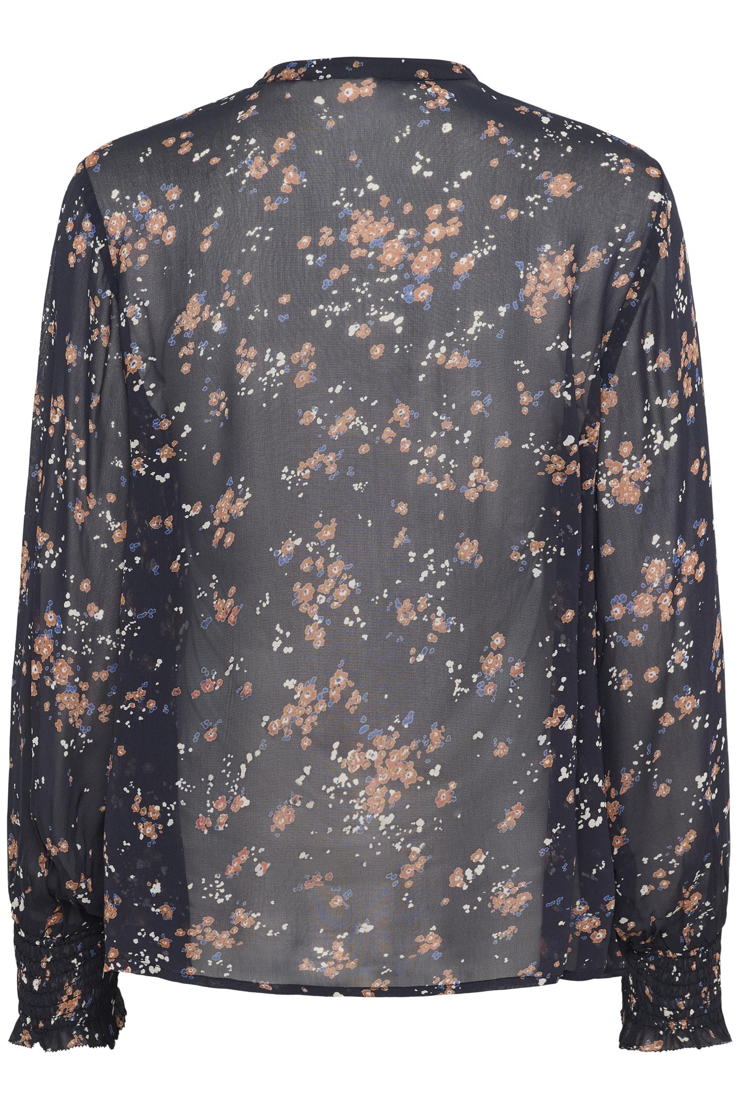 Varinkapw Bl Dark Navy Mini Flower Print