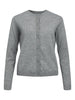 Objthess L/s Short Cardigan Noos Mellomgrå