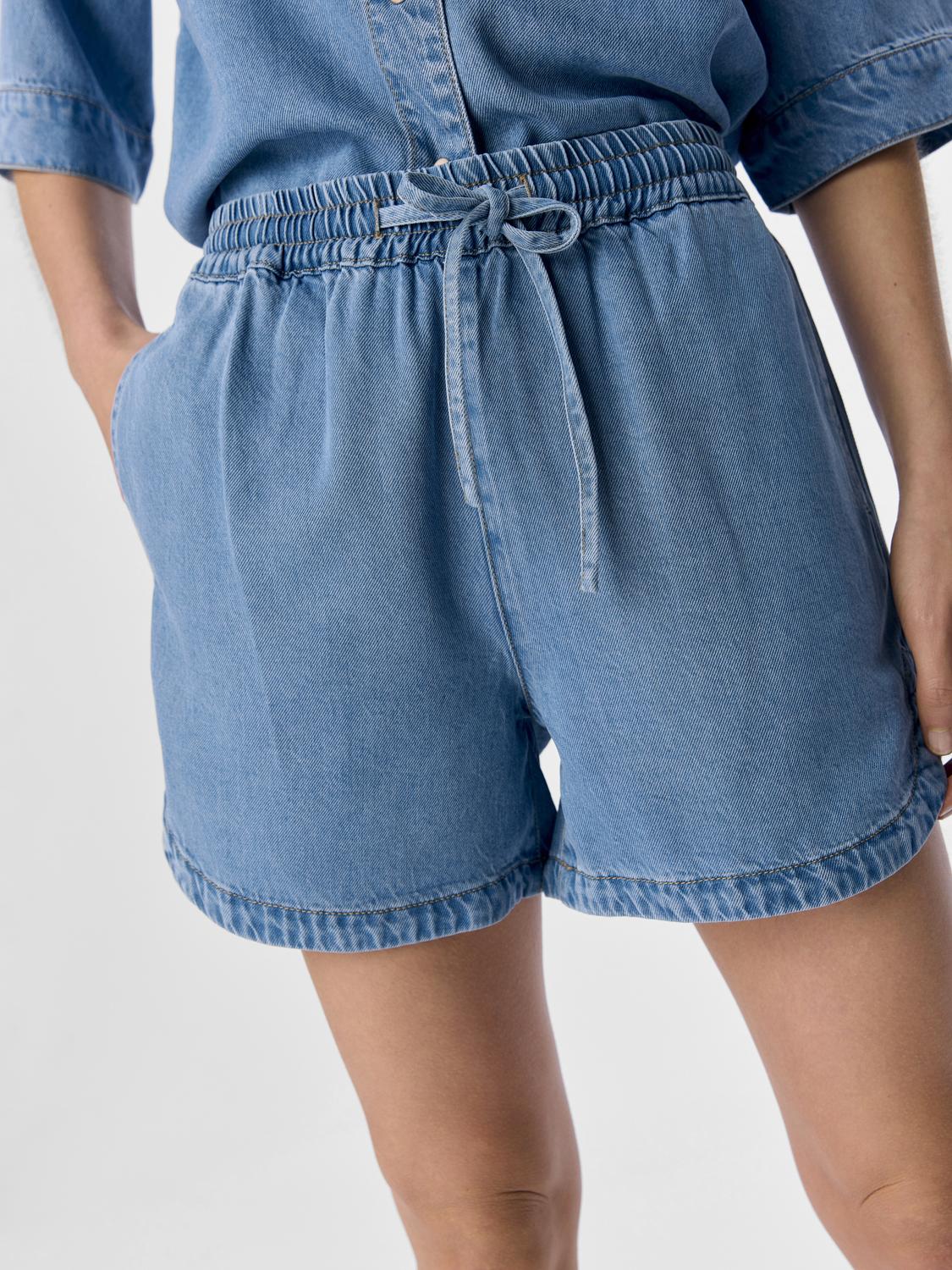 OBJFRAME RE MW SHORTS NOOS Lyseblå