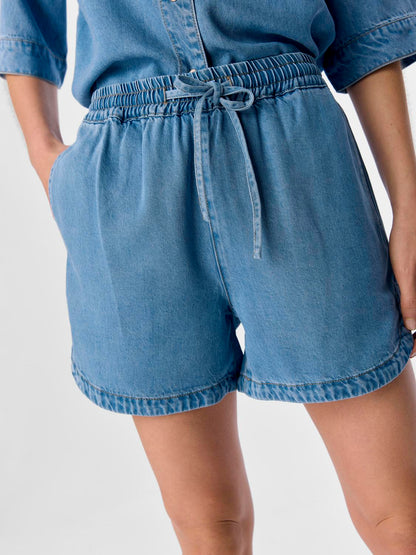 OBJFRAME RE MW SHORTS NOOS Lyseblå