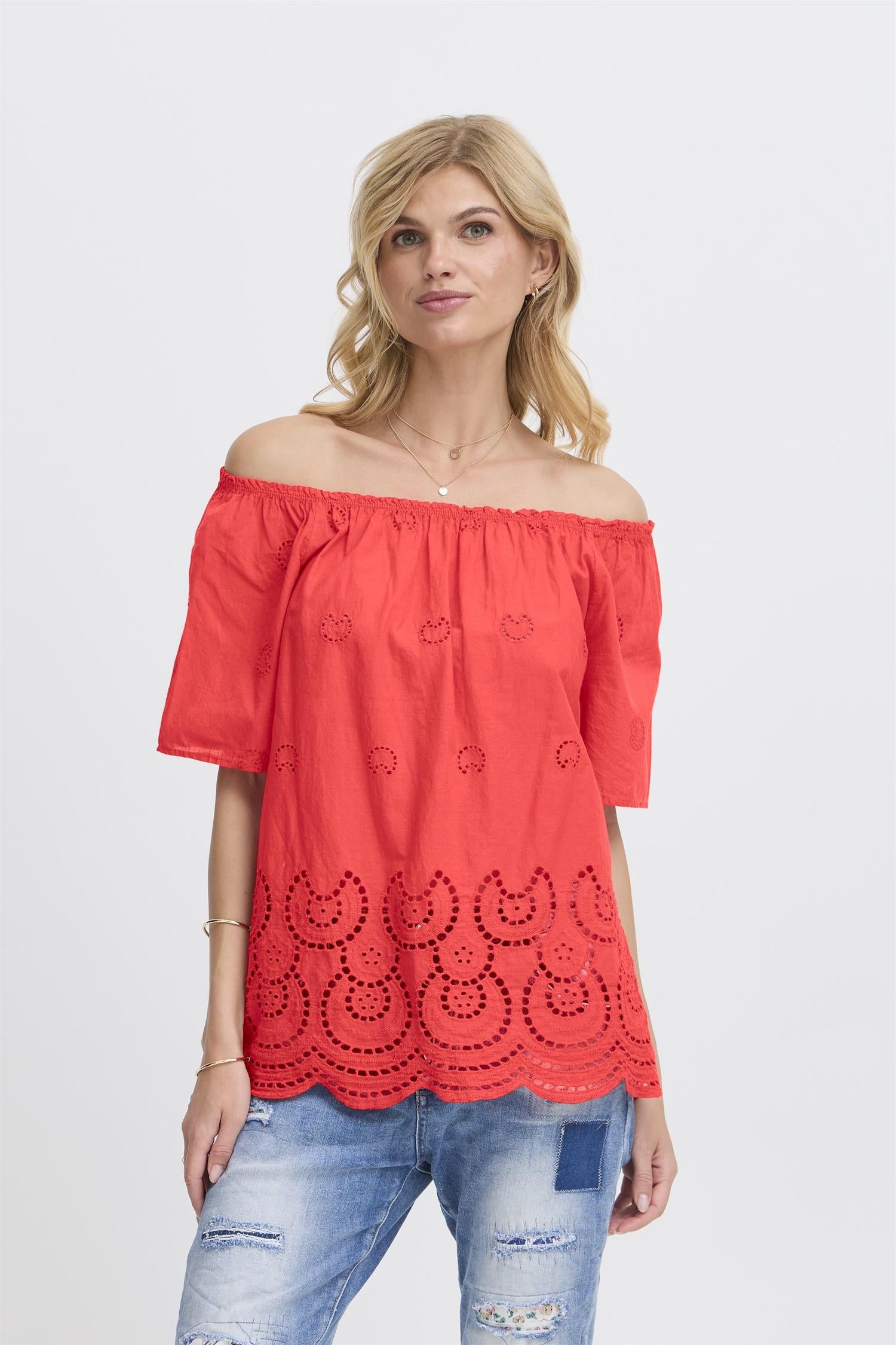 Sbgosia Blouse Hibiscus