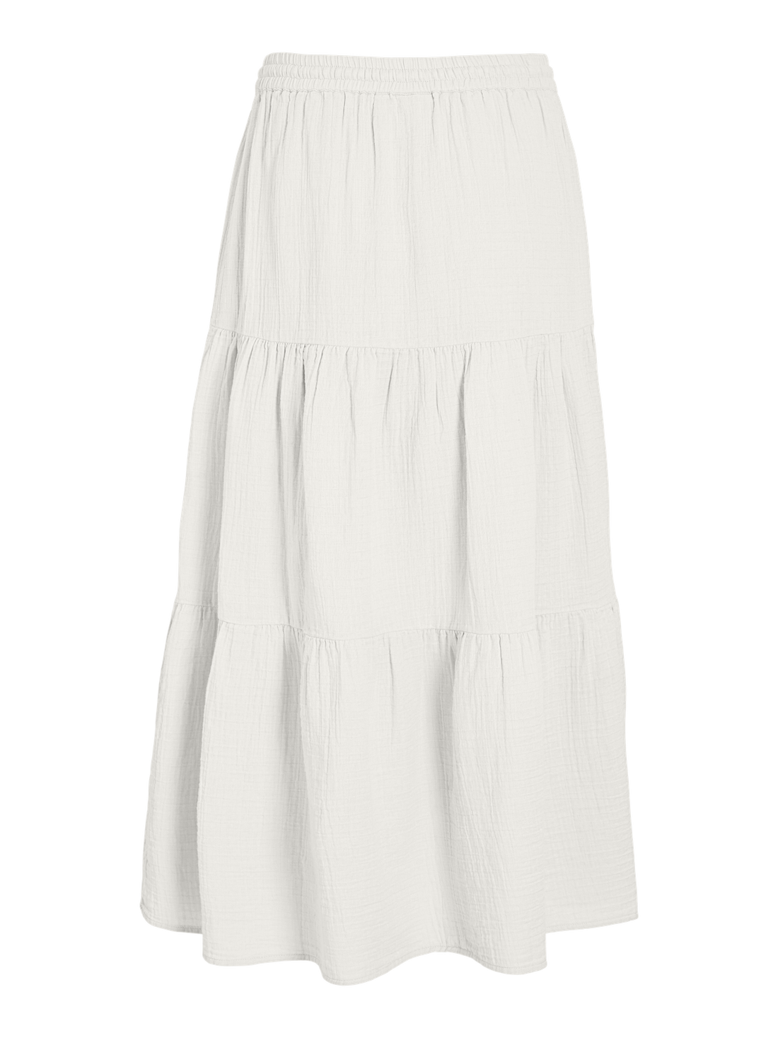 VILANIA RW ANKLE SKIRT Hvit