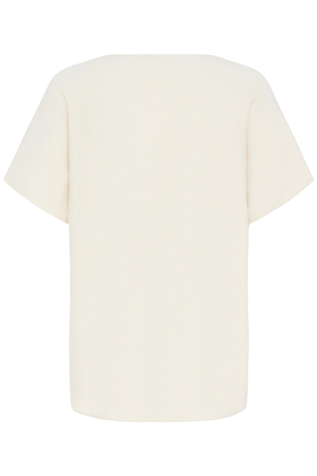 Sbinnova Half Sl Knit Blouse Antique White