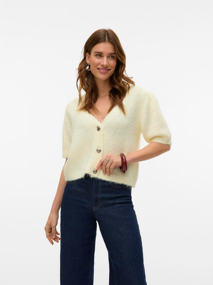 VMKAYSA 2/4 V-NECK CARDIGAN Lysegul