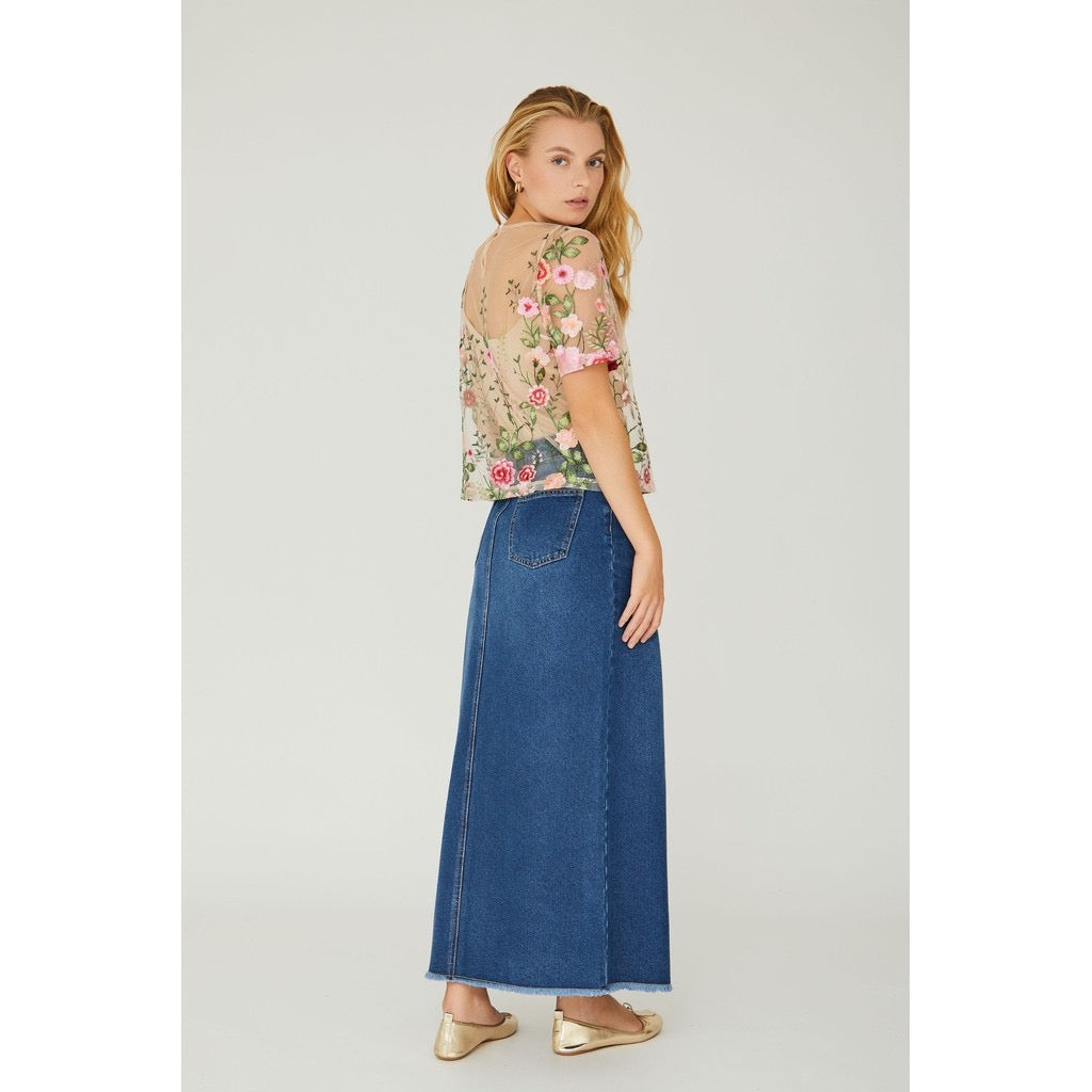Fuschia blouse