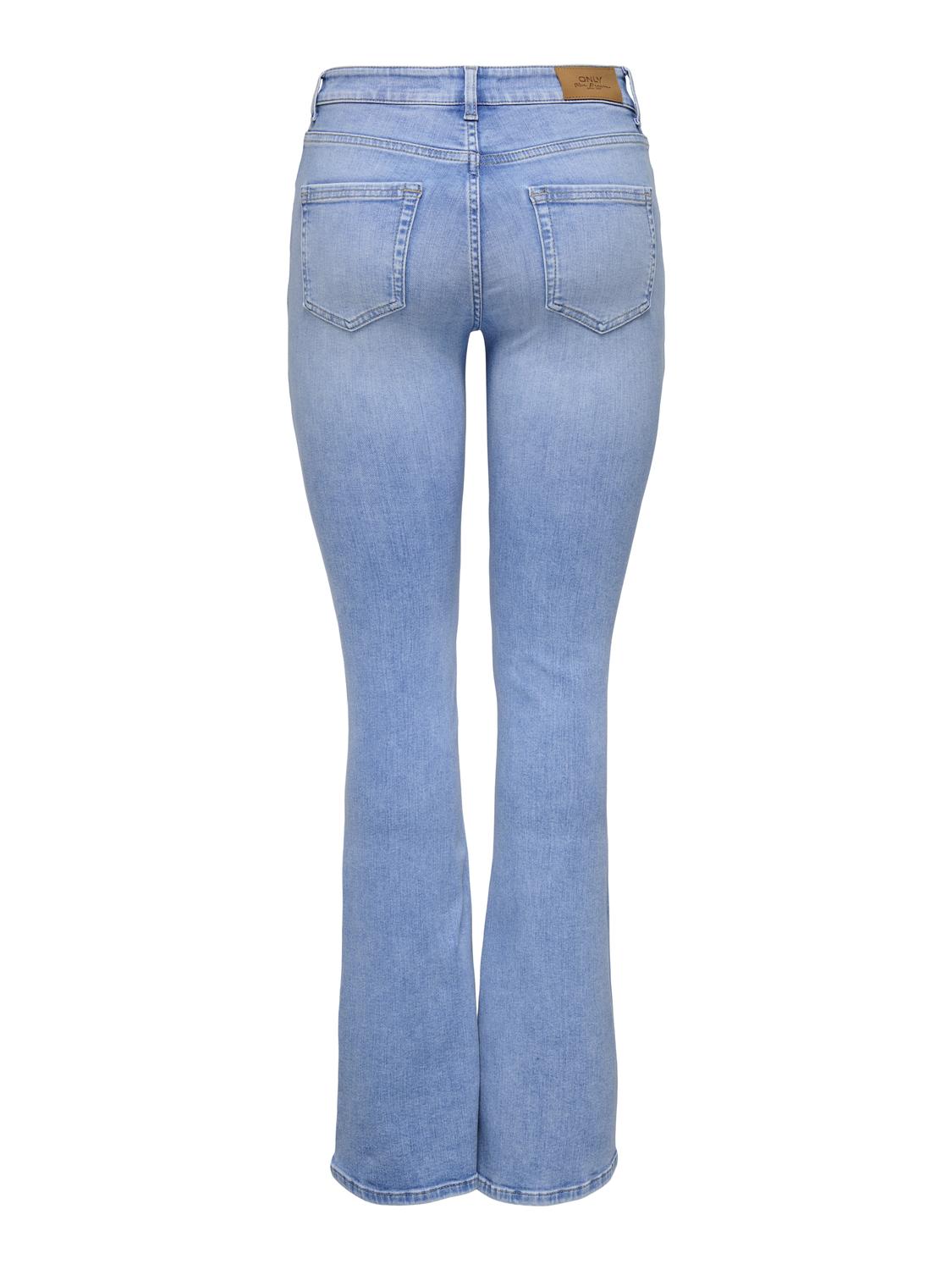 ONLBLUSH MID FLARED DNM TAI198 NOOS Mellomblå