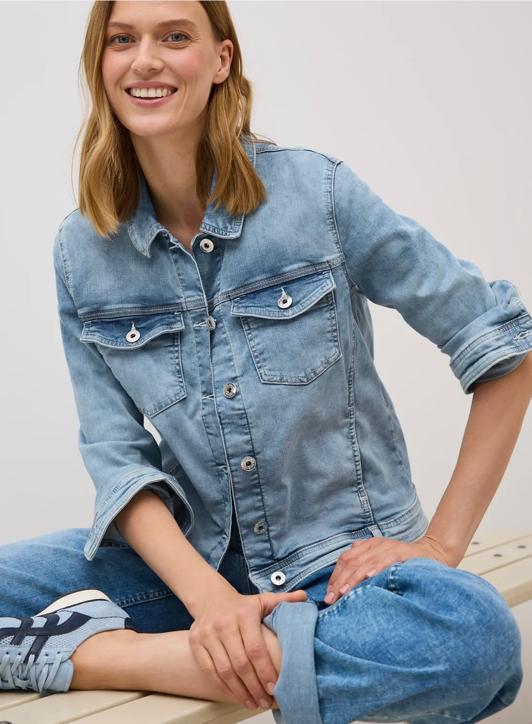 DENIM JACKET Blå