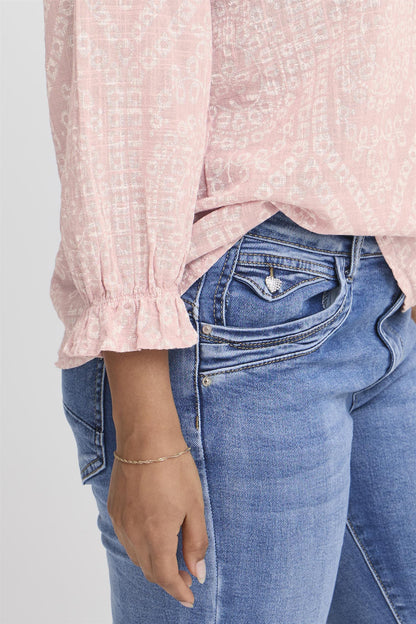 SBalexa lace blouse Rosa