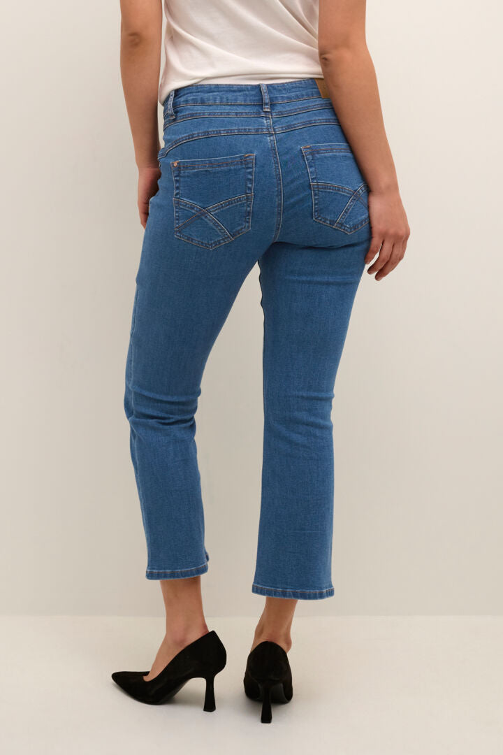 CRLone Jeans 7/8 bootcut- Coco Fit Jeansblå
