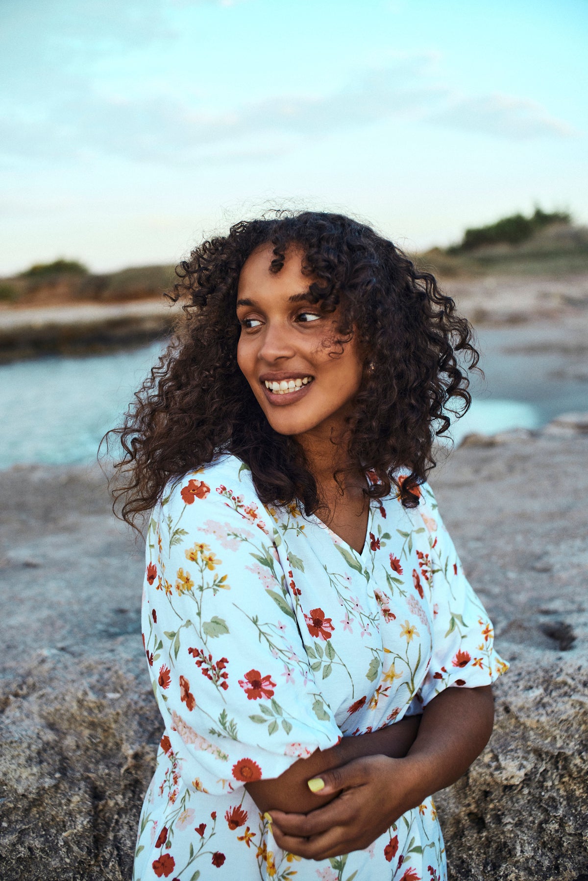 FQMELE-DRESS Coral