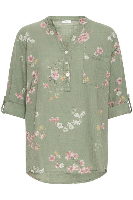 SBALEXA NF BLOUSE Dusty Olive