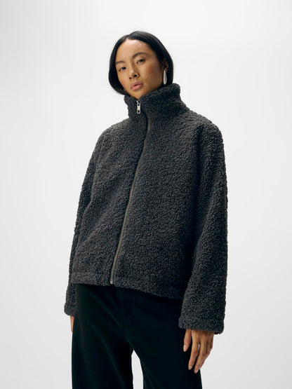 Objfreya Re L/s Jacket Noos Mørkegrå