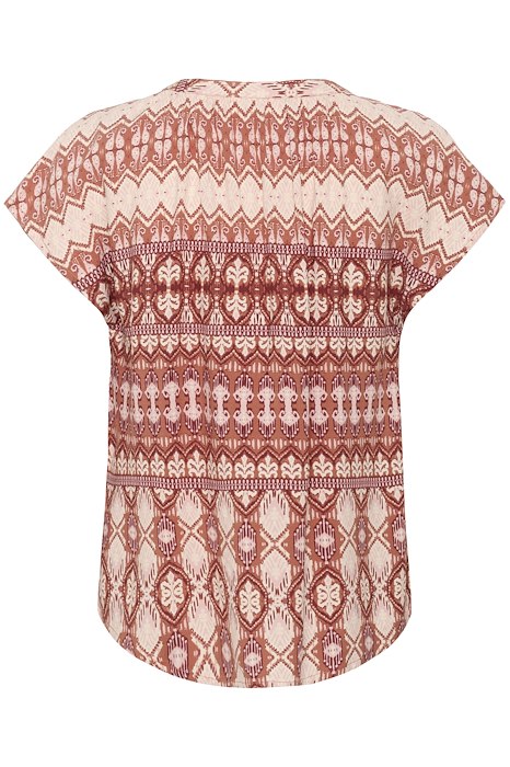 CRTiah Blouse Ethnic Geometric Pale