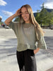 SBGITTE KNIT BLOUSE Sea Spray