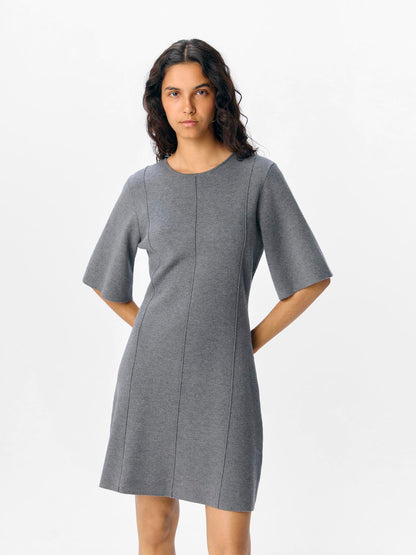 Objreynard 2/4 Re Short Dress Noos Mellomgrå