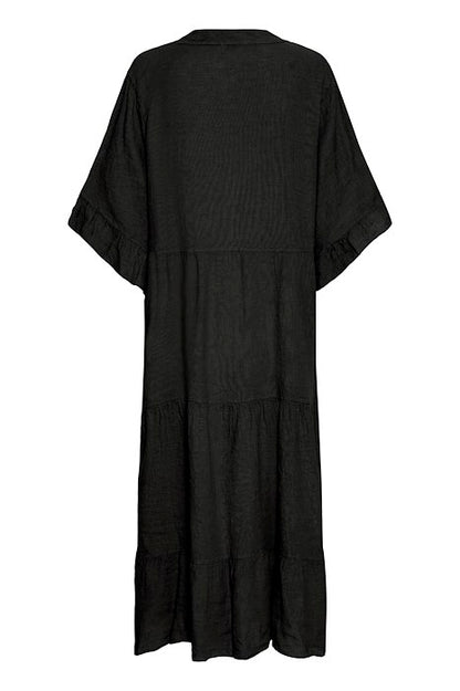 SBFONTANELLE LONG DRESS Jet Black