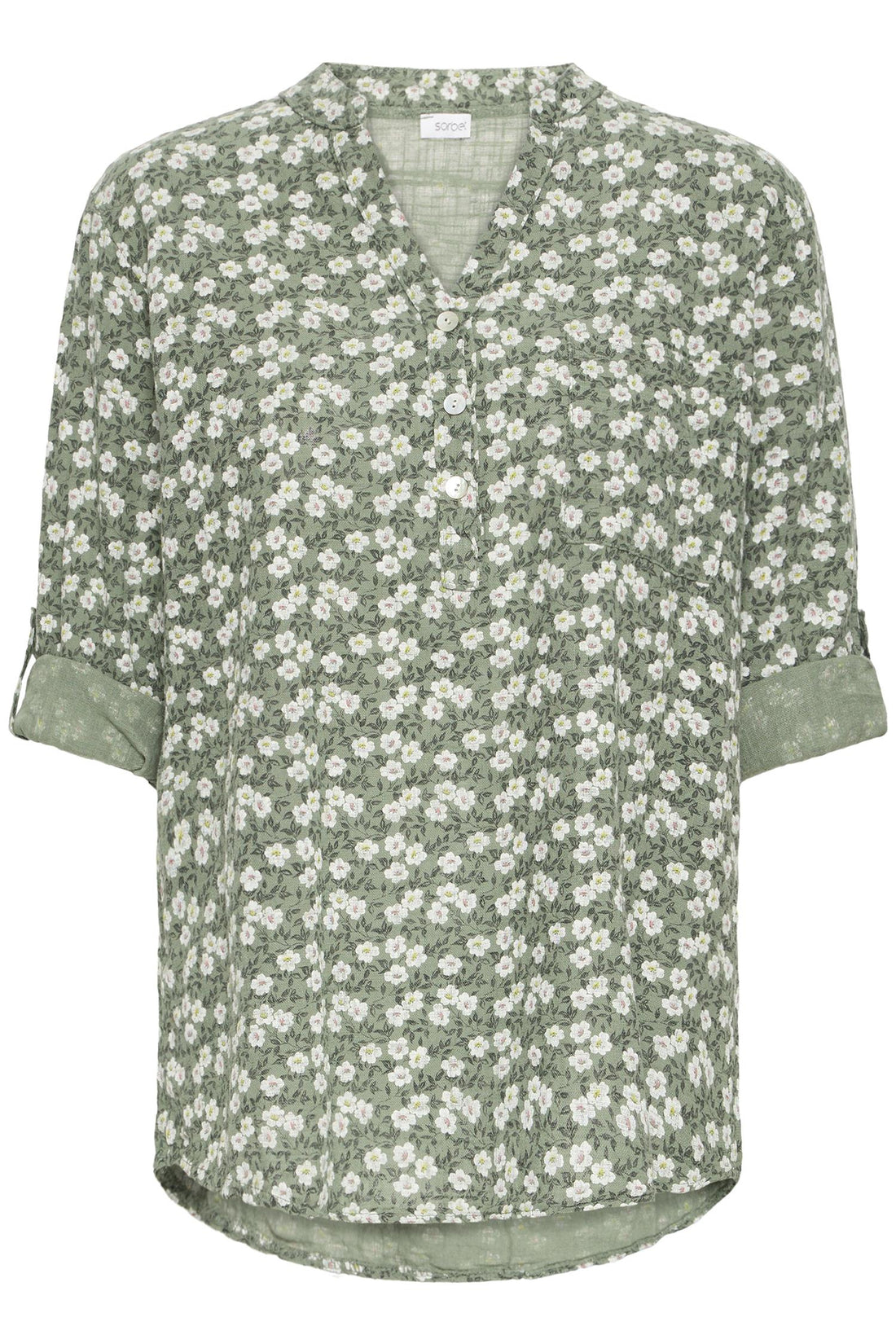 SBALEXA SF BLOUSE Dusty Olive