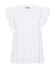 FQULINE-BLOUSE Hvit