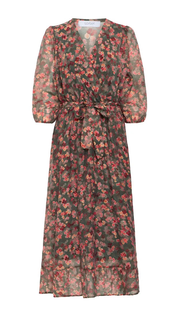 SBLEYIA DRESS Oliven