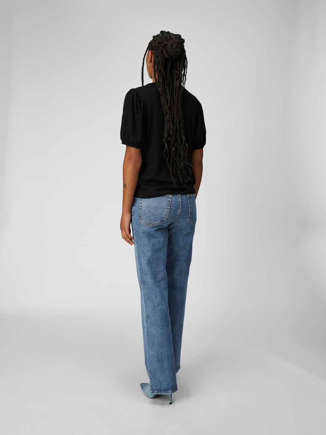 OBJJAMIE S/S TOP NOOS Sort
