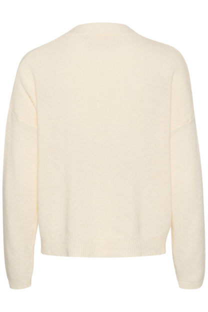 CREVER KNIT CARDIGAN Offwhite