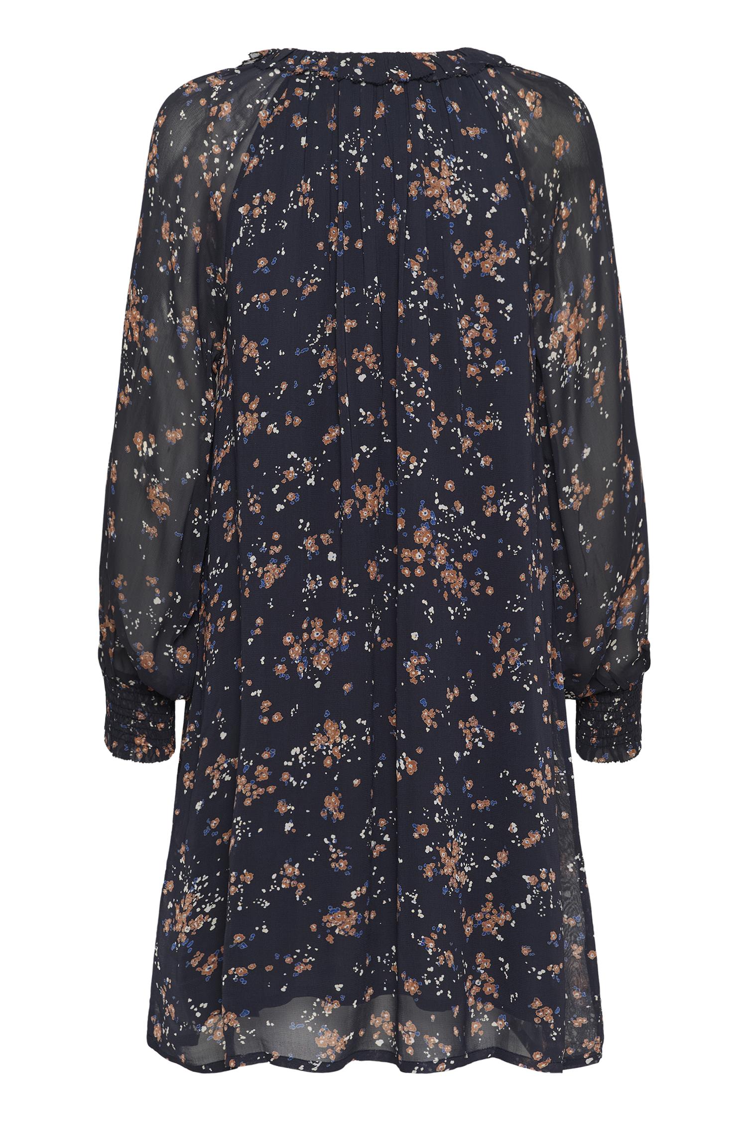 Urmadr Dark Navy Mini Flower Print