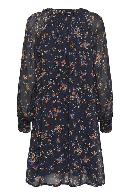 Urmadr Dark Navy Mini Flower Print