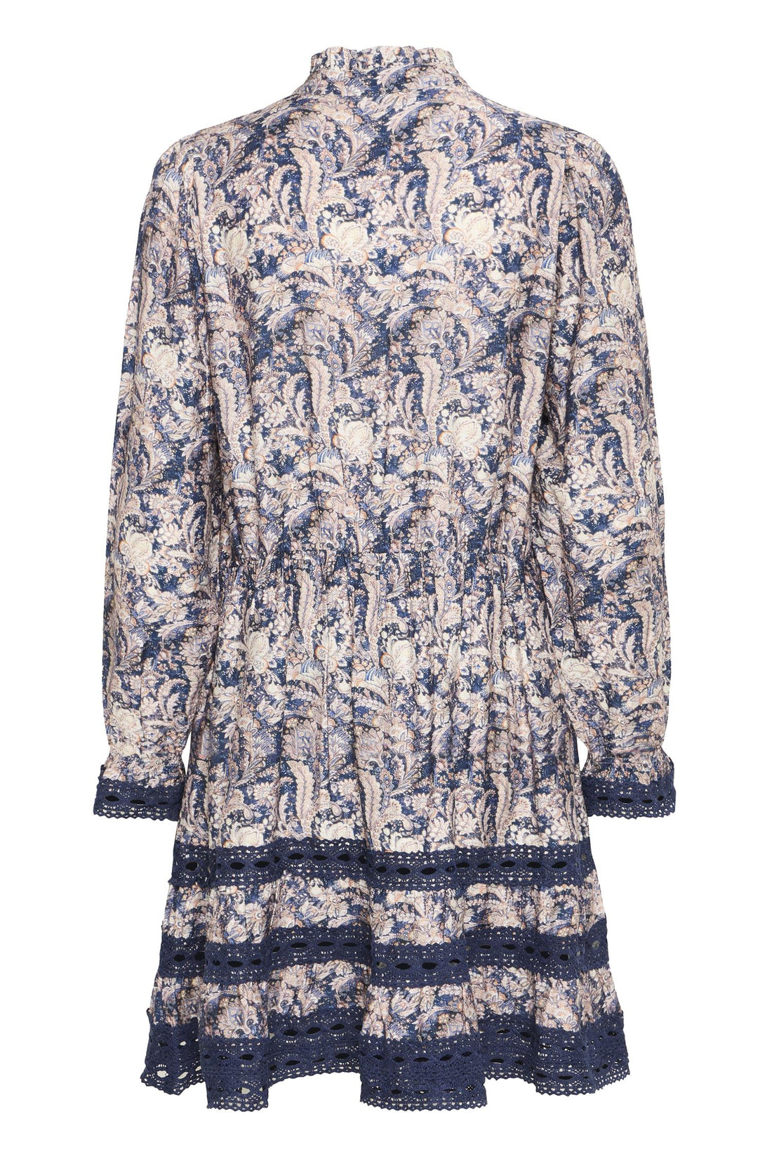 Pzpernille Dress Dark Blue Paisley Printed