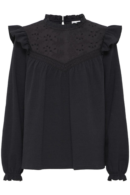 Pzpalmer Blouse Black Beauty