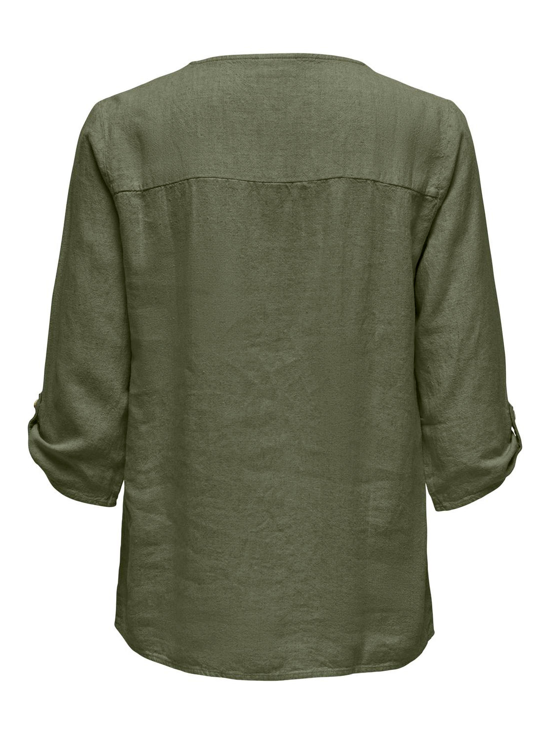 JDYSAY 3/4 LINEN V-NECK TOP WVN DIA Mellomgrønn