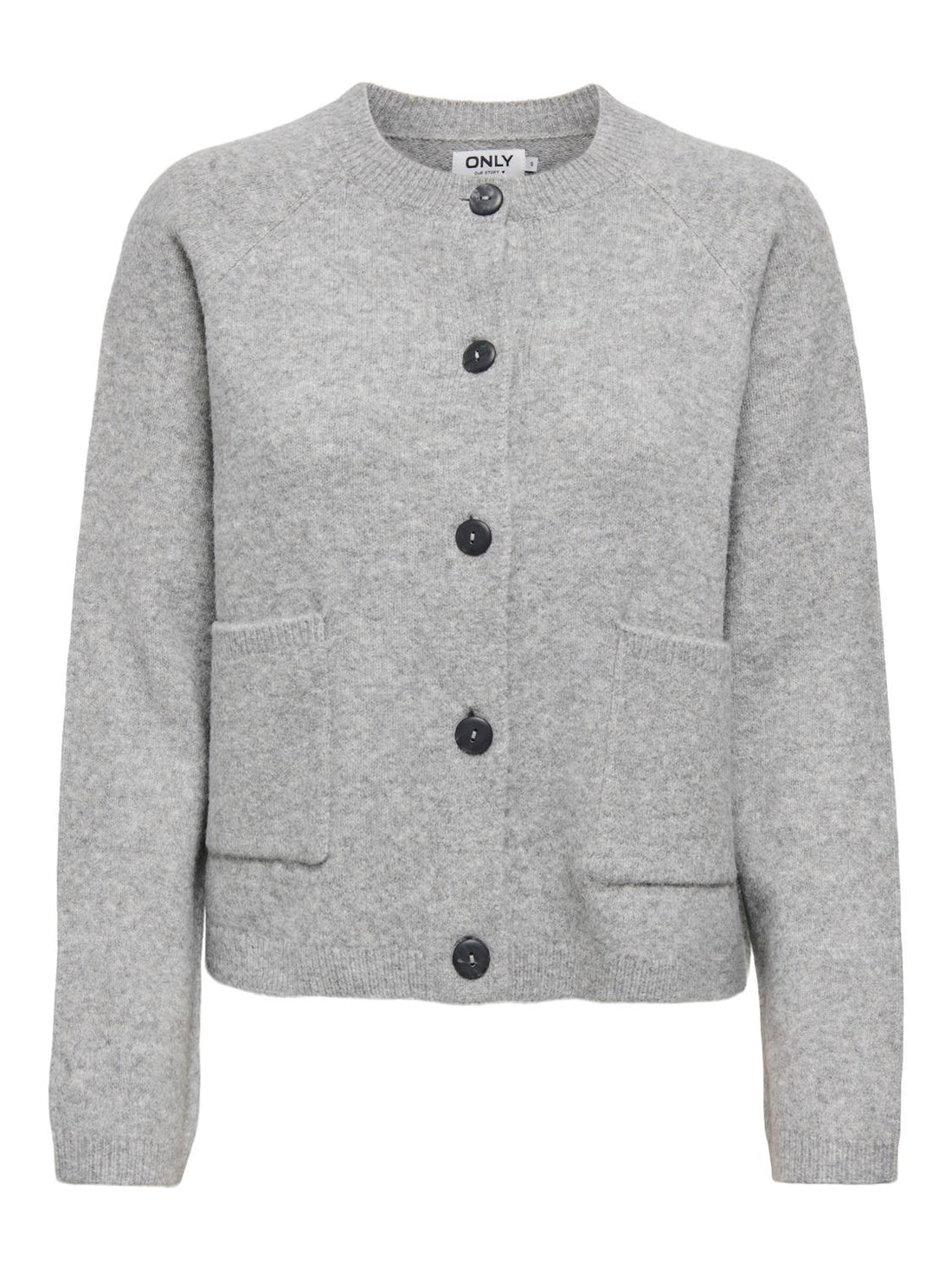 Onlpiemonte L/s Cardigan Knt Noos Lysegrå