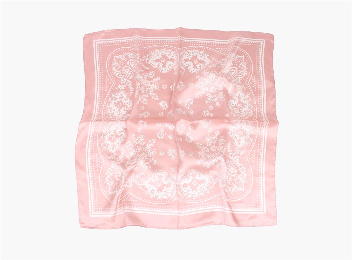 MANZINI Myk Bandana 70 x 70 cm Lys Rosa