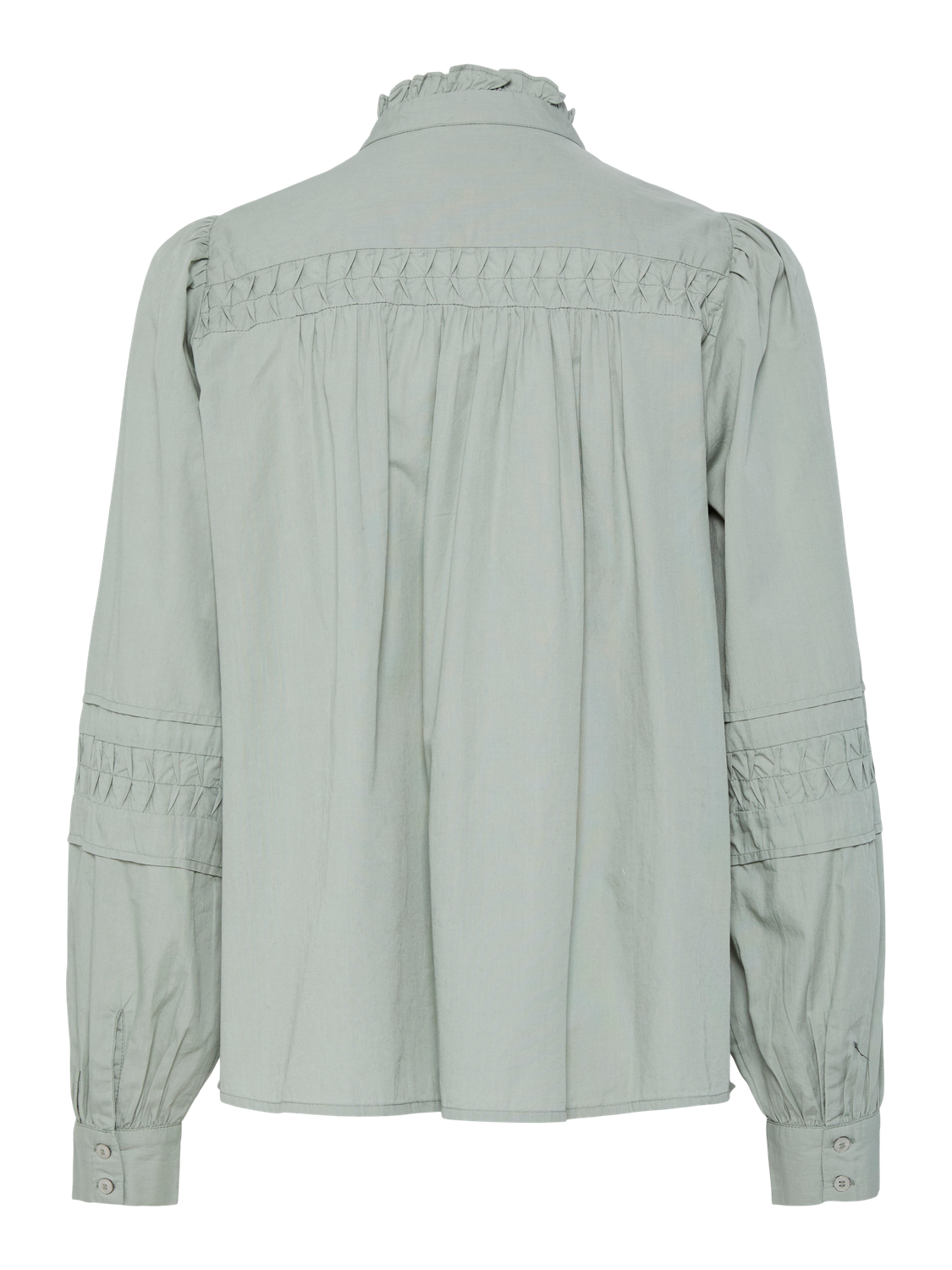 YASCREAMA LS SHIRT S. Mellomgrønn