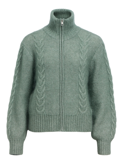 Objnete Lo Knit Cardigan Noos Mellomgrønn