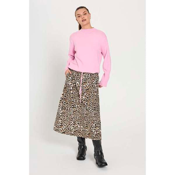 FQMALAY-SKIRT Leopard