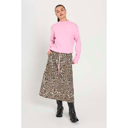 FQMALAY-SKIRT Leopard