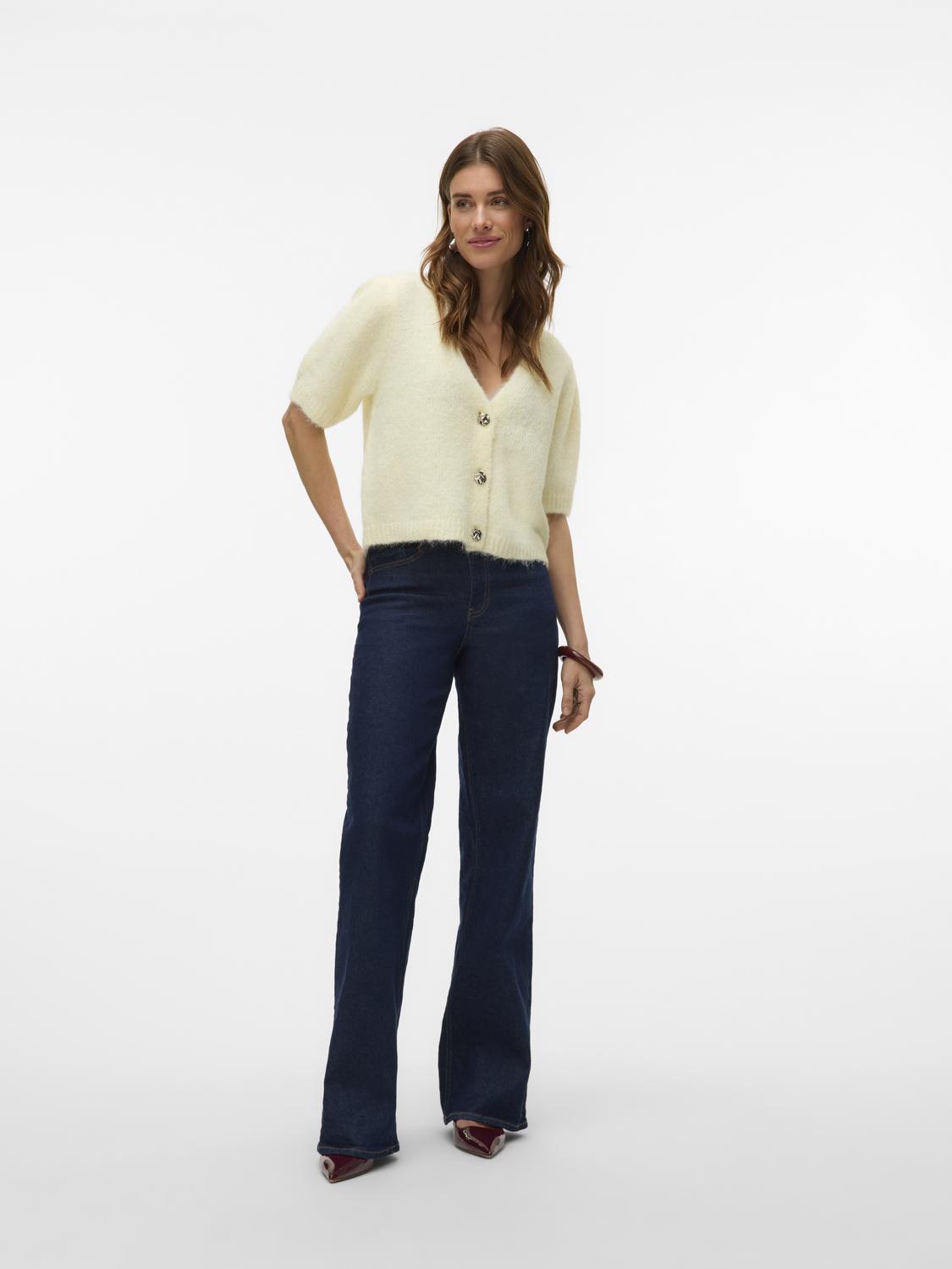 VMKAYSA 2/4 V-NECK CARDIGAN Lysegul
