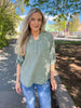 SBALEXA PS BLOUSE Grønn