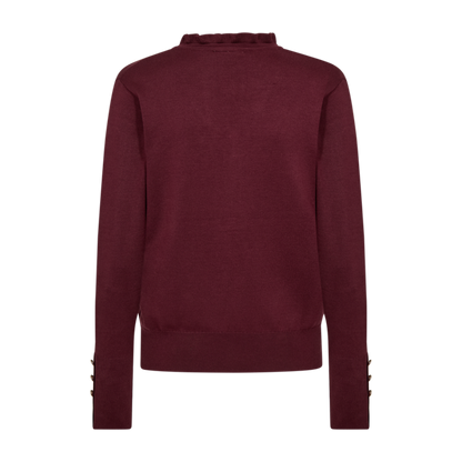 FQKATIE-PULLOVER Vinrød