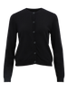 Objthess L/s Short Cardigan Noos Sort