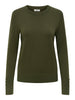 Jdymalou L/s On Button Pullover Knt Noos Mørkegrønn