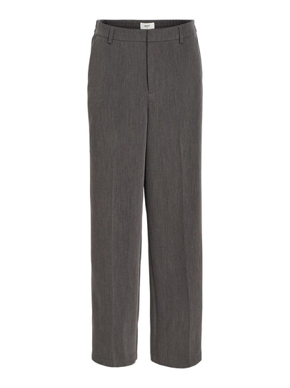 OBJSIGRID CASUAL PANT A AW FAIR 22 Mellomgrå