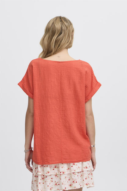 SBALEXA SOLID SS TEE Rød