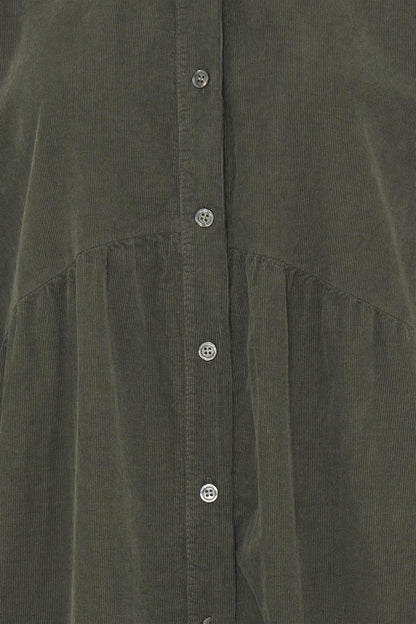Sbladycord Dress Dusty Olive