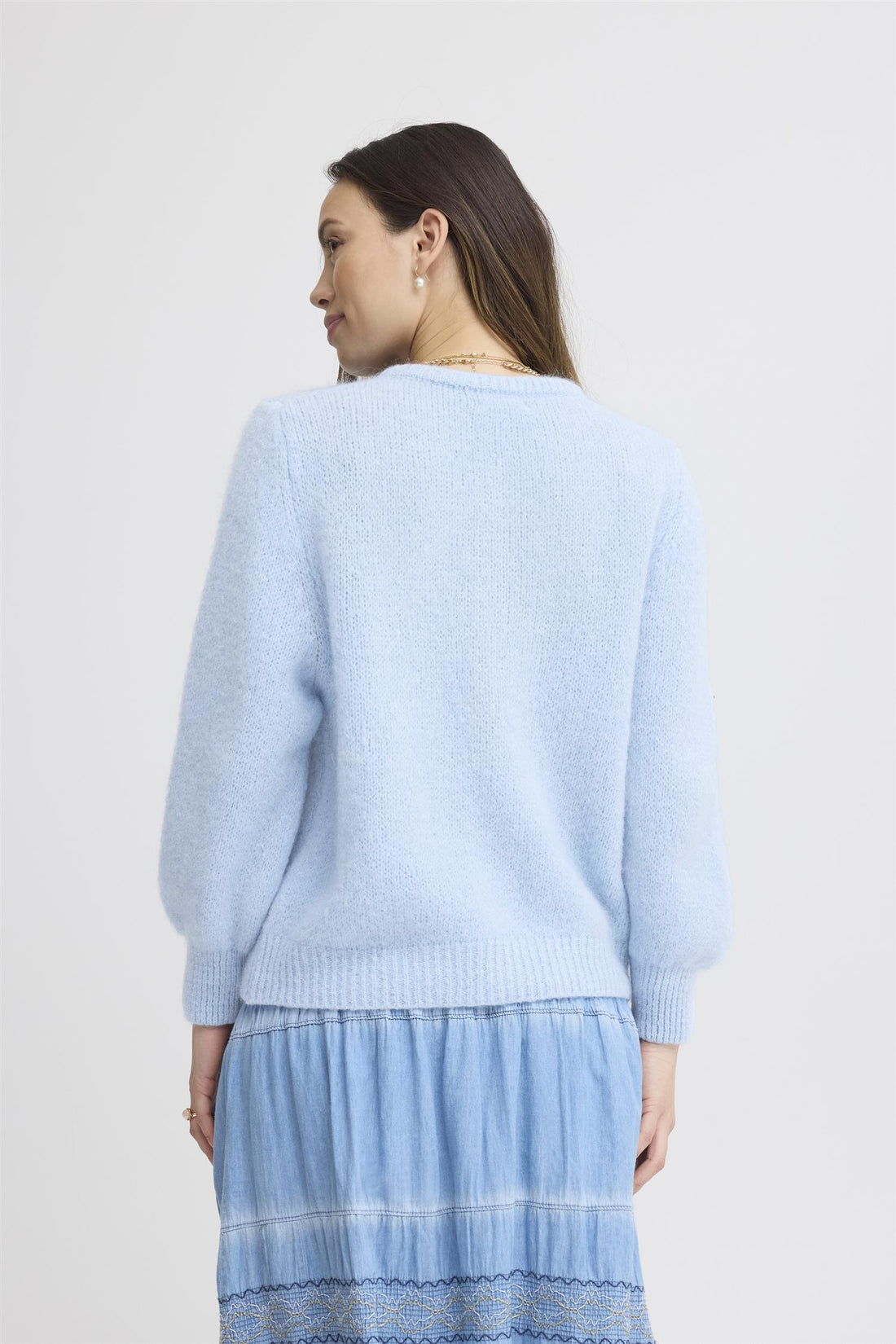 SBGULVIG KNIT CARDIGAN Blå