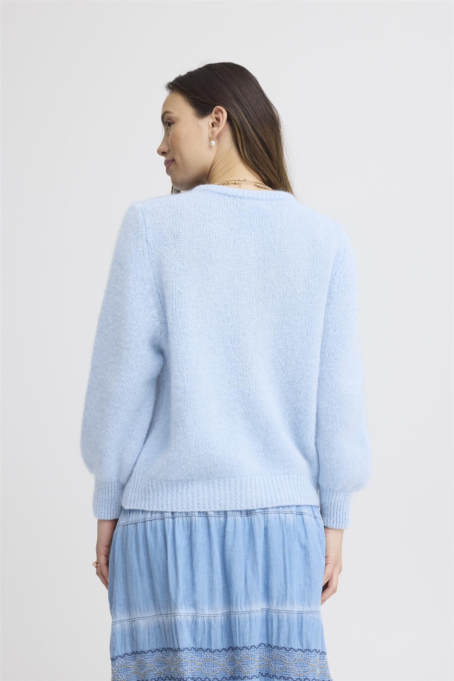 SBGULVIG KNIT CARDIGAN Blå