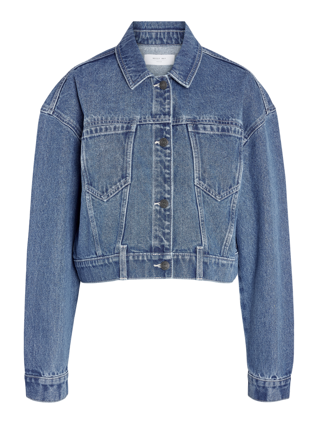 NMRONJA L/S CROP DNM JACKET VI433MB NOOS Blå